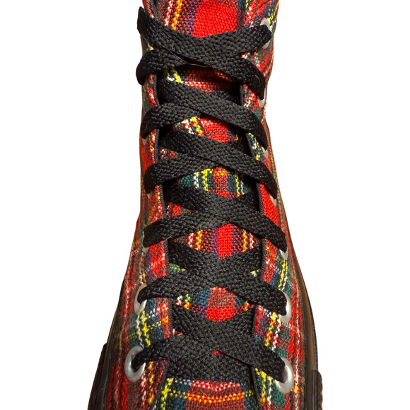 Converse Chuck Taylor All Star W7/M5 Tartan Plaid Tartan Plaid Xmas Sneakers - Picture 10 of 16
